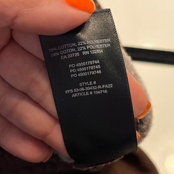 Aritzia TNA Brown Sweatfleece Boyfriend Fit Joggers XS - Picture 9 of 12